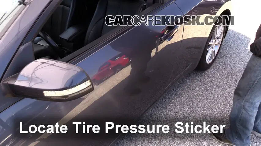 2008 Nissan Altima SE 3.5L V6 Coupe (2 Door) Tires & Wheels Check Tire Pressure